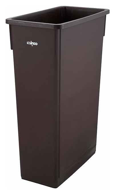 Winco Slender Trash Can