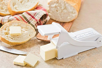 KitchenArt Buttermate Butter Cutter Slicer, Measure Dispense & Keep Butter