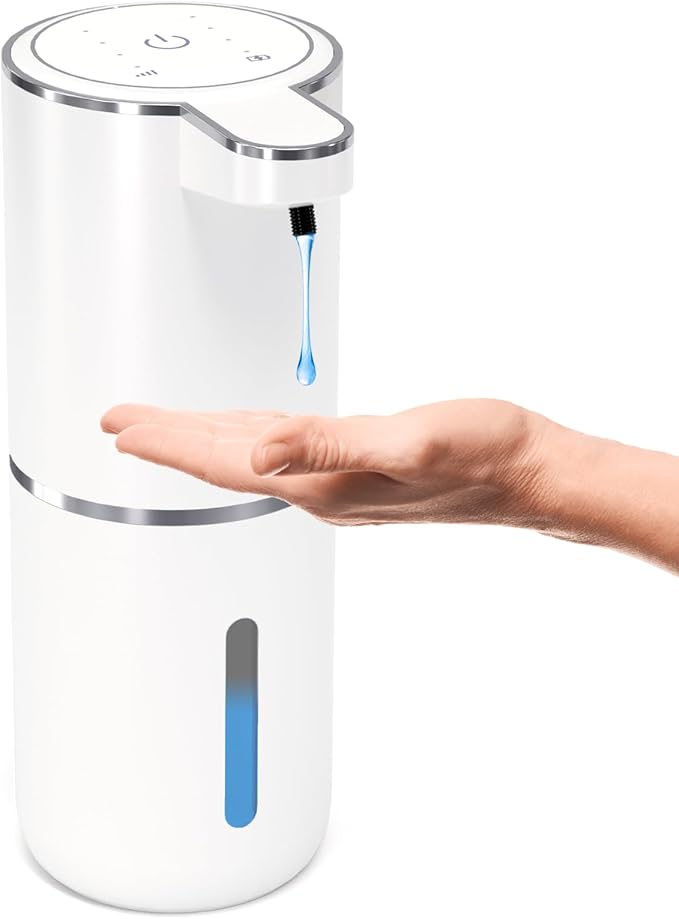 Automatic Soap Dispenser Touchless, Liquid Hand Soap Dispenser 12.8oz USB