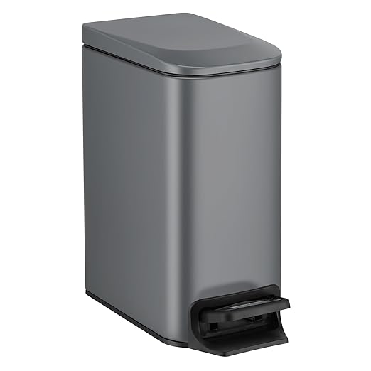 TIPGO Slim Bathroom Trash Can