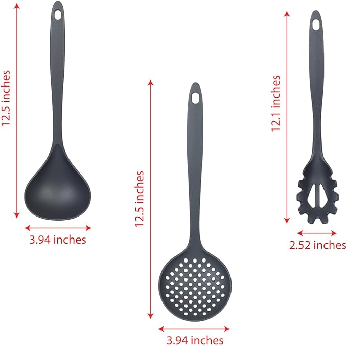 Glad Cooking Kitchen Utensils Set – 7 Pieces, Nylon Tools