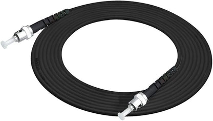 Jeirdus 75M ST to ST Outdoor Armored Simplex 9/125 SM Fiber Optic Cable Jumper