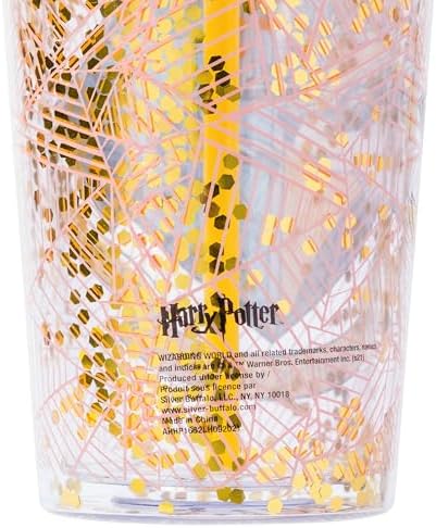 Silver Buffalo Harry Potter Hogwarts Crest, Plastic Cold Cup, 32oz