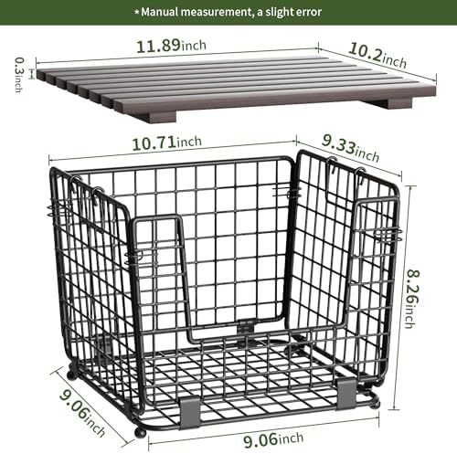 2 Pack Stackable Potato Onion Bins, Pantry Organizers and Storage