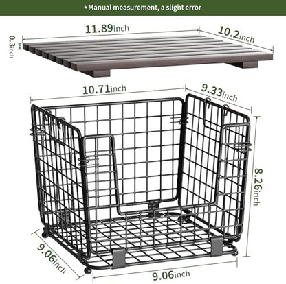 2 Pack Stackable Potato Onion Bins, Pantry Organizers and Storage