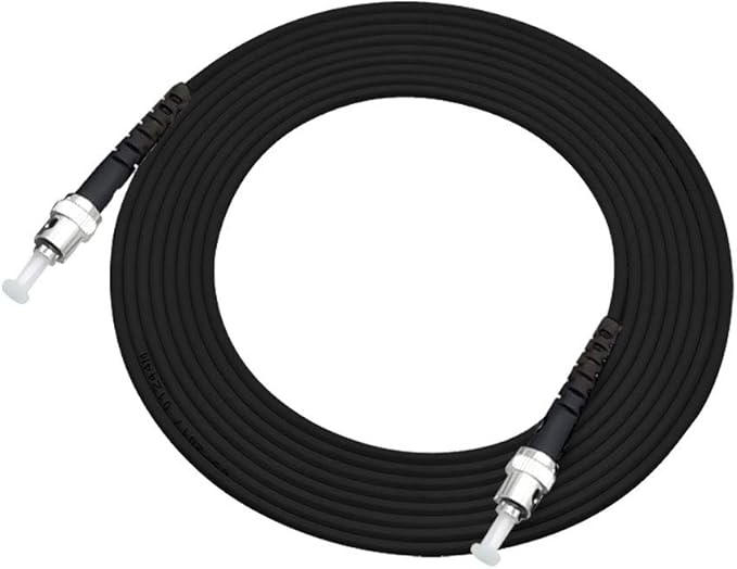 Jeirdus 75M ST to ST Outdoor Armored Simplex 9/125 SM Fiber Optic Cable Jumper