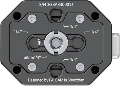FALCAM F38 Quick Release Kit V2, Quick Release System, Base and Plate