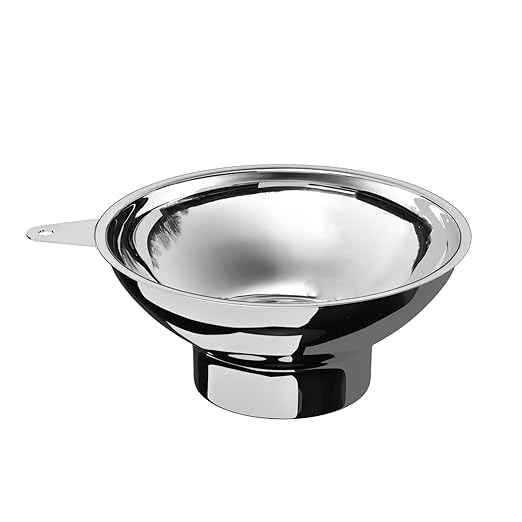 Serinar 5.7 Inch X 2.78 Inch Mouth Metal Canning Funnel