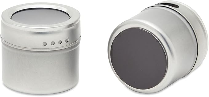 Juvale 20-Pack Magnetic Spice Jars