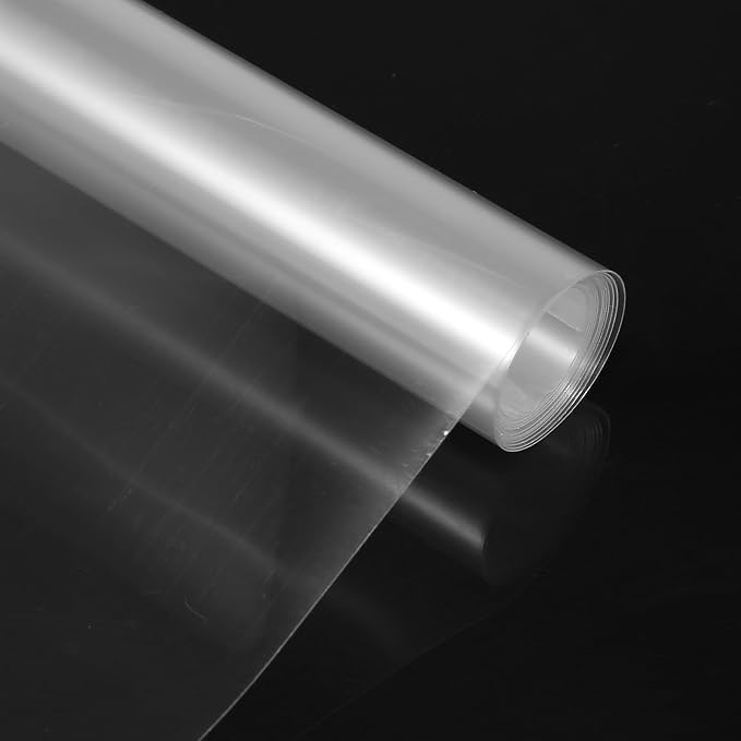 X AUTOHAUX Clear Vinyl Wrap Sheet Car Paint Protection Film Cover Decal Scratch Resistant Self Adhesive Sticker Universal 4"x118"