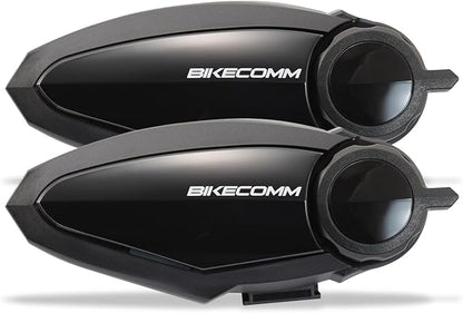 BIKECOMM BK-S2 Motorcycle Bluetooth Headset Intercom – 1200M Range Wireless