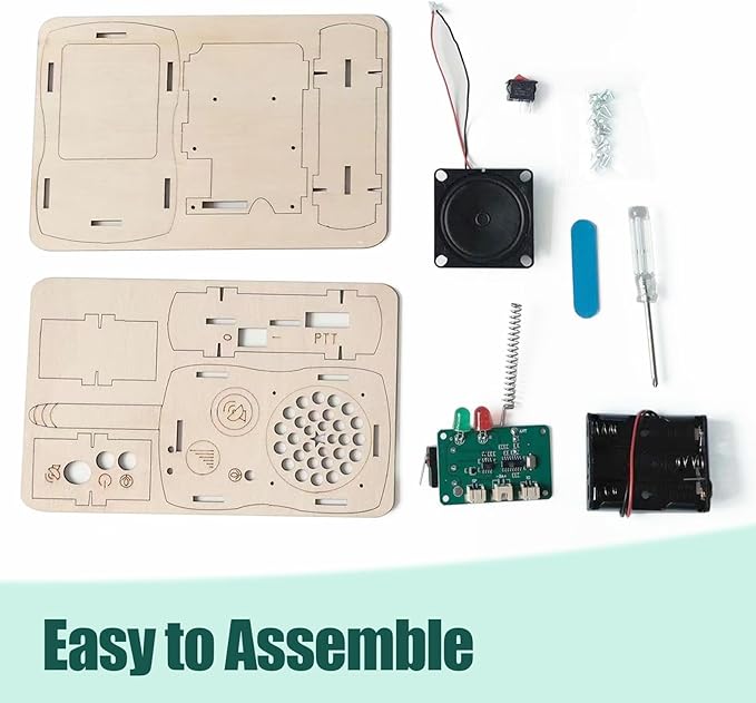 STEM Toys Crafts Kits for Boys Girls Age 5-7 8-13 8-10-12-14 Science DIY Building Kits Kids Activities Walkie Talkies Birthday Gifts for 6 7 8 9 10 11 12 13 14+ Years Old Boys Teens Gift Ideas