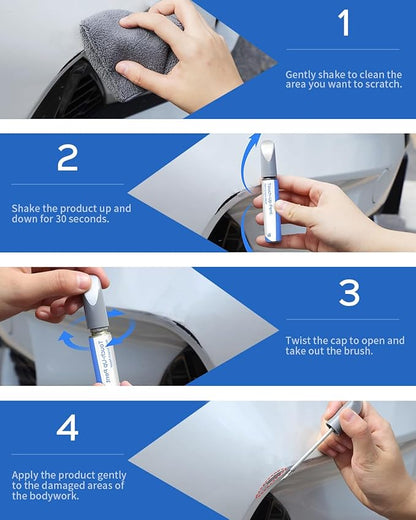 J7 Magnetic Metallic Touch Up Paint Compatible with Ford Exact Match–Chips and Nicks Touch Up
