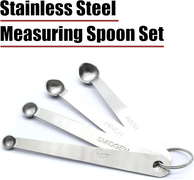Luomorgo 4 Pc Set Measuring Spoons