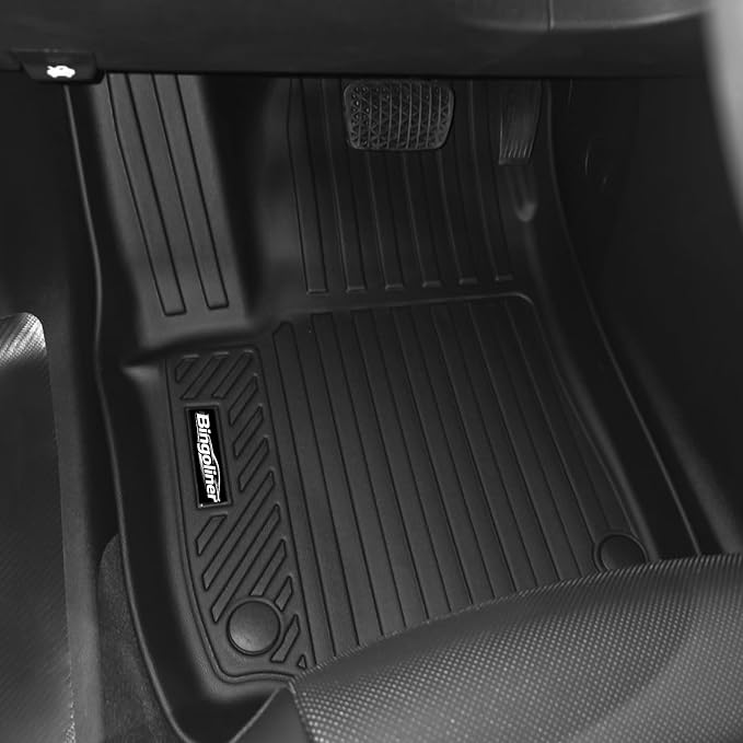 Floor Mats for 2021-2026 Kia Sorento Hybrid 7 Seats/Bench Seat (Not for Gas), Trunk Mat and Backrest Mats & Door Sill Guard All Weather TPE Protector for Kia Sorento Accessories