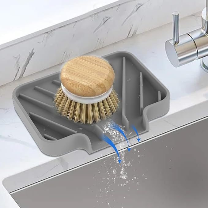 JACZZO Silicone Soap Dish for Shower and Bathroom