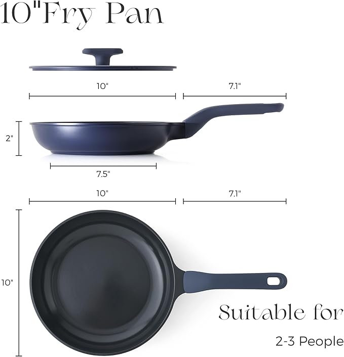 PRICUSIS Nonstick Ceramic Frying Pan