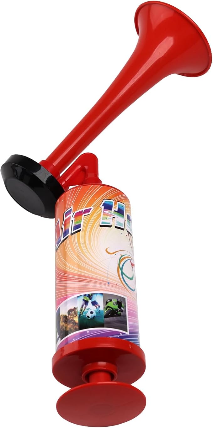 Air Horn Noise Maker Graduation Hand Push Horn Handheld Airhorn for Boats,Camping,Party Supplies, Xmas,Holiday,Celebration Favors,Noisemakers
