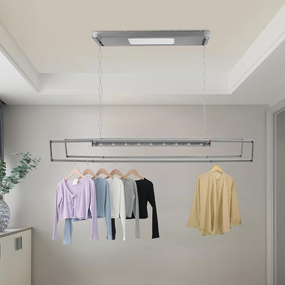 banborba Electric Retractable Airing Rack, Ceiling Mounted Clothes Drying Rack