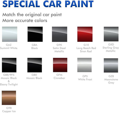 GXD/WA130H Moonstone Gray Metallic/Sterling Gray Metallic Touch Up Paint Compatible with Buick, DIY Car Paint Scratch Repair, Automotive Paints, Quick & Easy Fix Scratch Repair for Enclave
