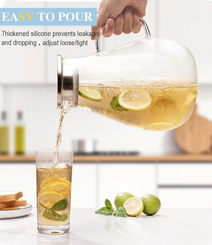 LUNA & MANTHA Glass Pitcher