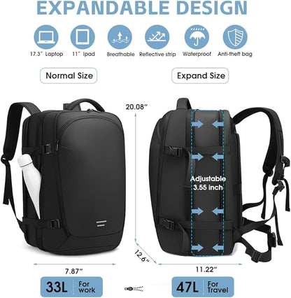 TANGCOLR Vacuum Travel Backpack