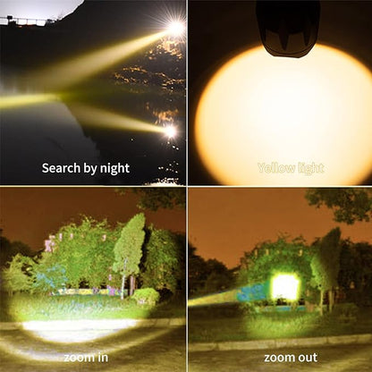 LED Rechargeable Amber Flashlight ，Photography Fill Lightï¼?800K Warm Light for Eye Care, Sleep Aidï¼? in 1 White Light and Yellow Light and Amber lamp.
