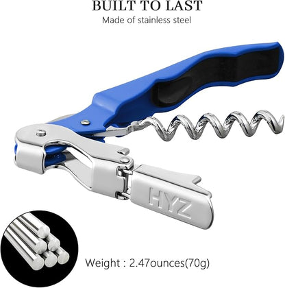 HYZ 2-Pack Wine Opener Waiter Corkscrew, Professional Wine Key