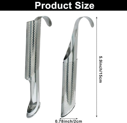 Waziaqoc 2 PCS Stainless Steel Tea Diffuser, Extra Fine Mesh Tea Strainer