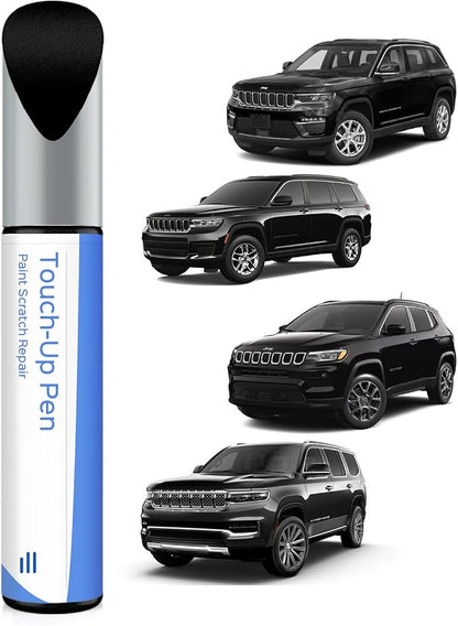 PX8/DX8 Black Crystal Touch Up Paint Compatible with Jeep Exact Match Chips and Nicks Touch Up