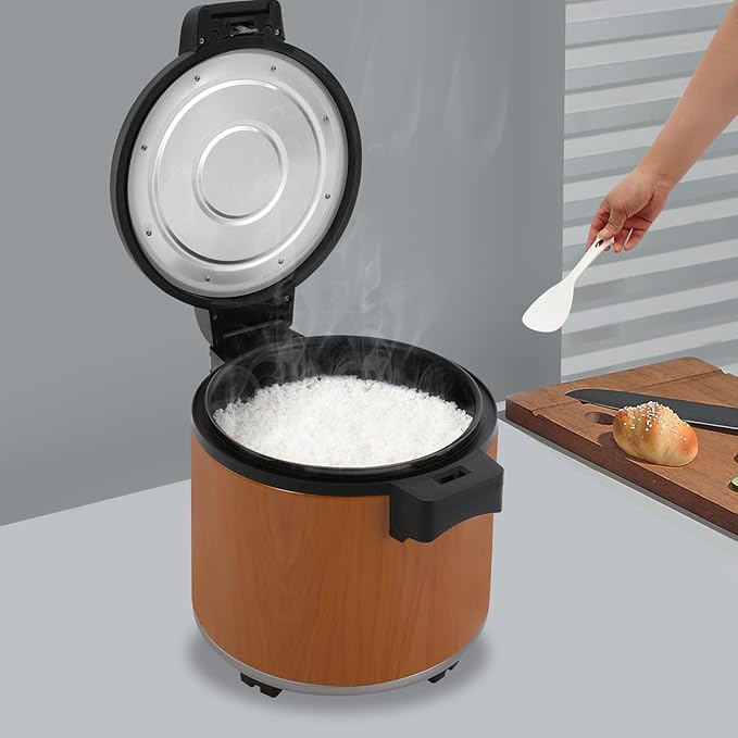 6.08 Gal Commercial Rice Warmer, Electric Non-Stick Pot Soup Warmers