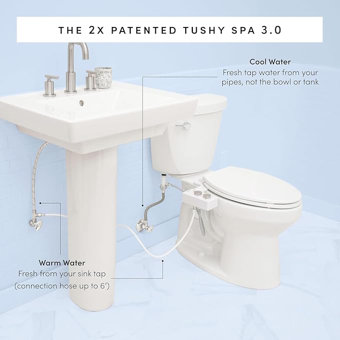 TUSHY Spa Warm Water Bidet Attachment