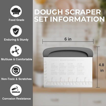 Bench Scraper Dough Cutter Tool