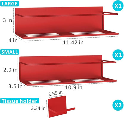 Magnetic Spice Rack For Refrigerator, Space Saving Magnetic Shelf For Fridge
