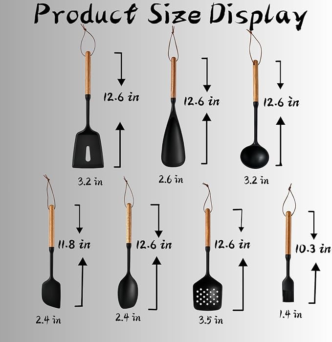 Exquisite Silicone Cooking Utensils Set