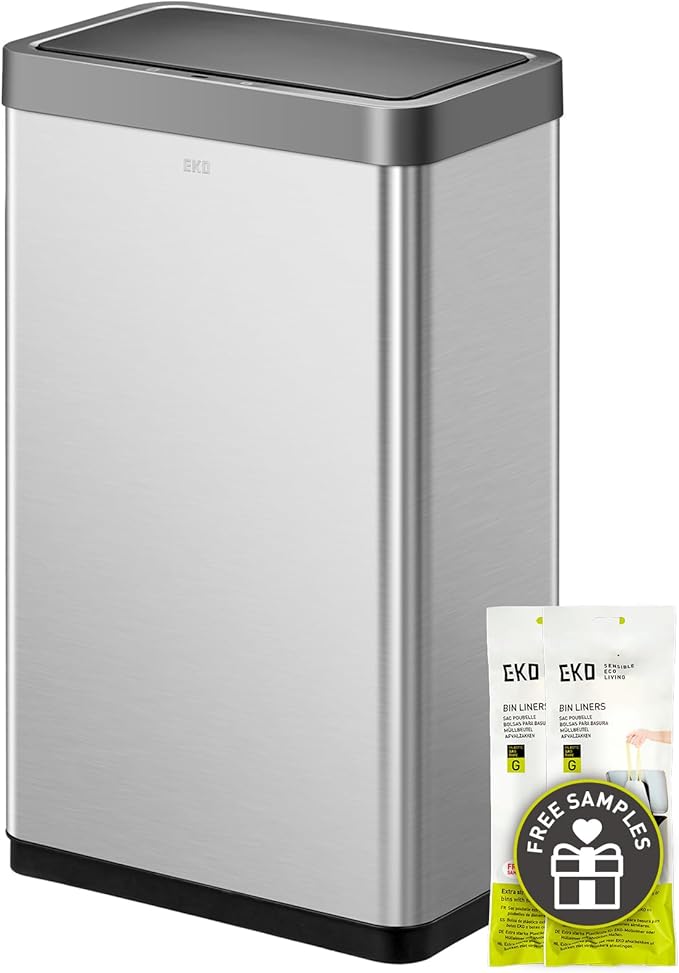 EKO Mirage X 80 Liter / 21.1 Gallons Motion Sensor Trash Can, Automatic Large