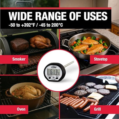 CDN Waterproof Instant Read Digital Thermometer | NSF Certified | ProAccurate®