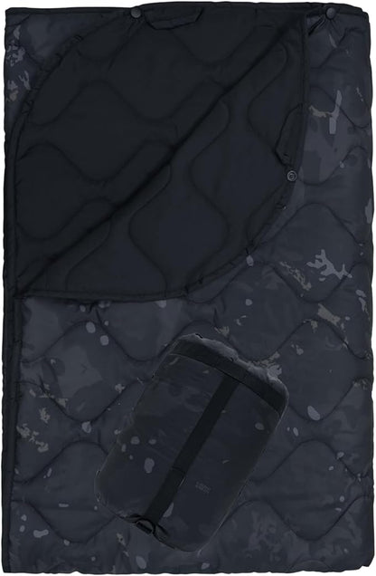 Poncho Liner Military Outdoor Camping Blanket for Travel, Beach, Grass, Picnic, Car Emergency, Outdoor, Survival