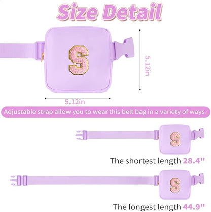 Gifts for Girls Teens Kids - Mini Belt Bag Crossbody Bag - Birthday Gifts for Daughter Sister Her,Teen Girl Essentials,Travel Essentials,Cute Teen Trendy Stuff - Lavender,S
