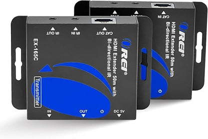 OREI HDMI over Ethernet Extender over Cat6/Cat7 Cable upto 165 Feet 1080p