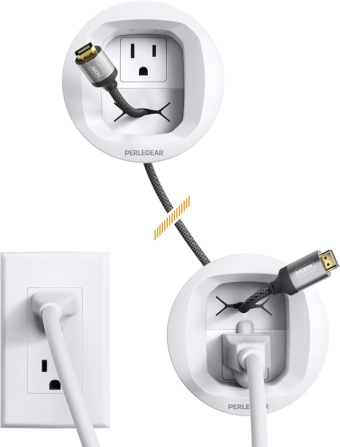 Perlegear in-Wall Cable Management Kit, TV Cord Hider