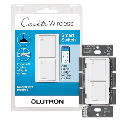 Lutron Caseta Original Smart Light Switch,