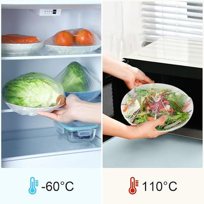 100 Boxed Bowl Covers Bread Proofing Plastic Wrap