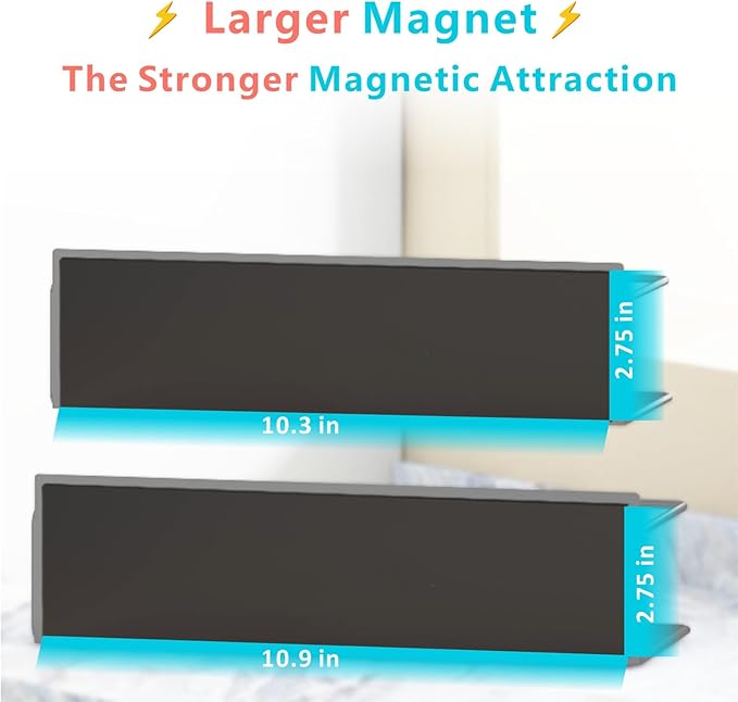 Magnetic Spice Rack For Refrigerator, Space Saving Magnetic Shelf For Fridge