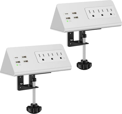 Nightstand Edge Mount Power Strip