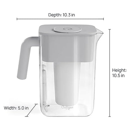 Culligan with ZeroWater Technology 12-Cup Water Filter Pitcher – Includes