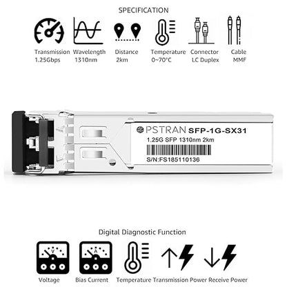 OPSTRAN 1000BASE-SX SFP Optical Transceiver Module Compatible