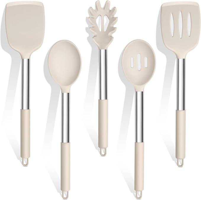 TeamFar Cooking Utensils Set, Heatproof & Healthy, Nonstick & Easy Clean