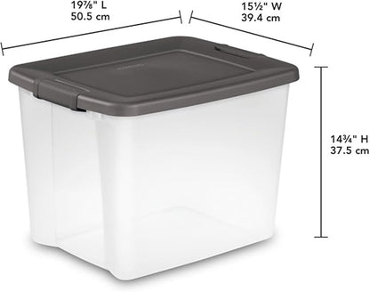 Sterilite 6-Pack ShelfTote, 50 Quart, and Office