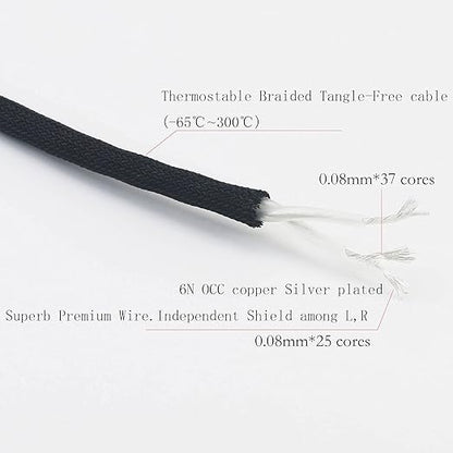 NewFantasia Audiophiles 2RCA Male to 2RCA Male Stereo Audio Cable HiFi System